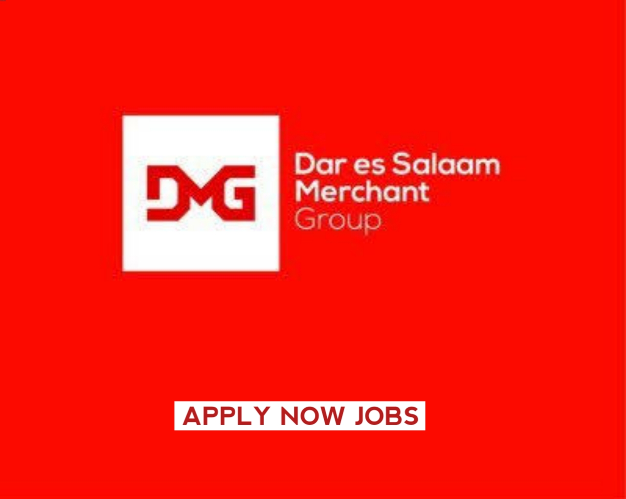 Job vacancy at Dar es Salaam Merchant Group (DMG)