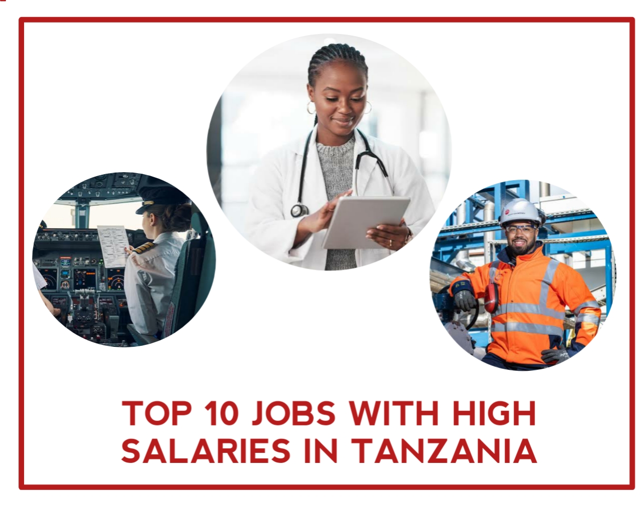 Top 10 Jobs with high salaries in Tanzania